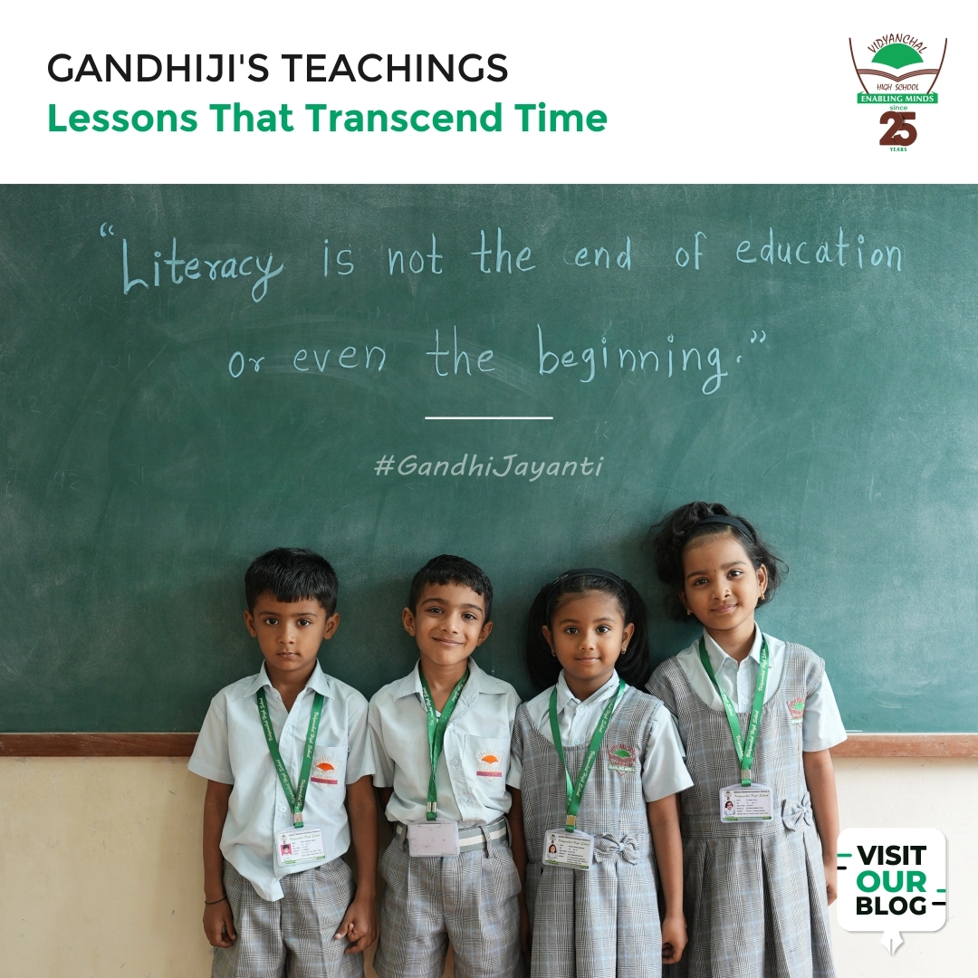 What valuable lessons can students learn from Mahatma Gandhi?