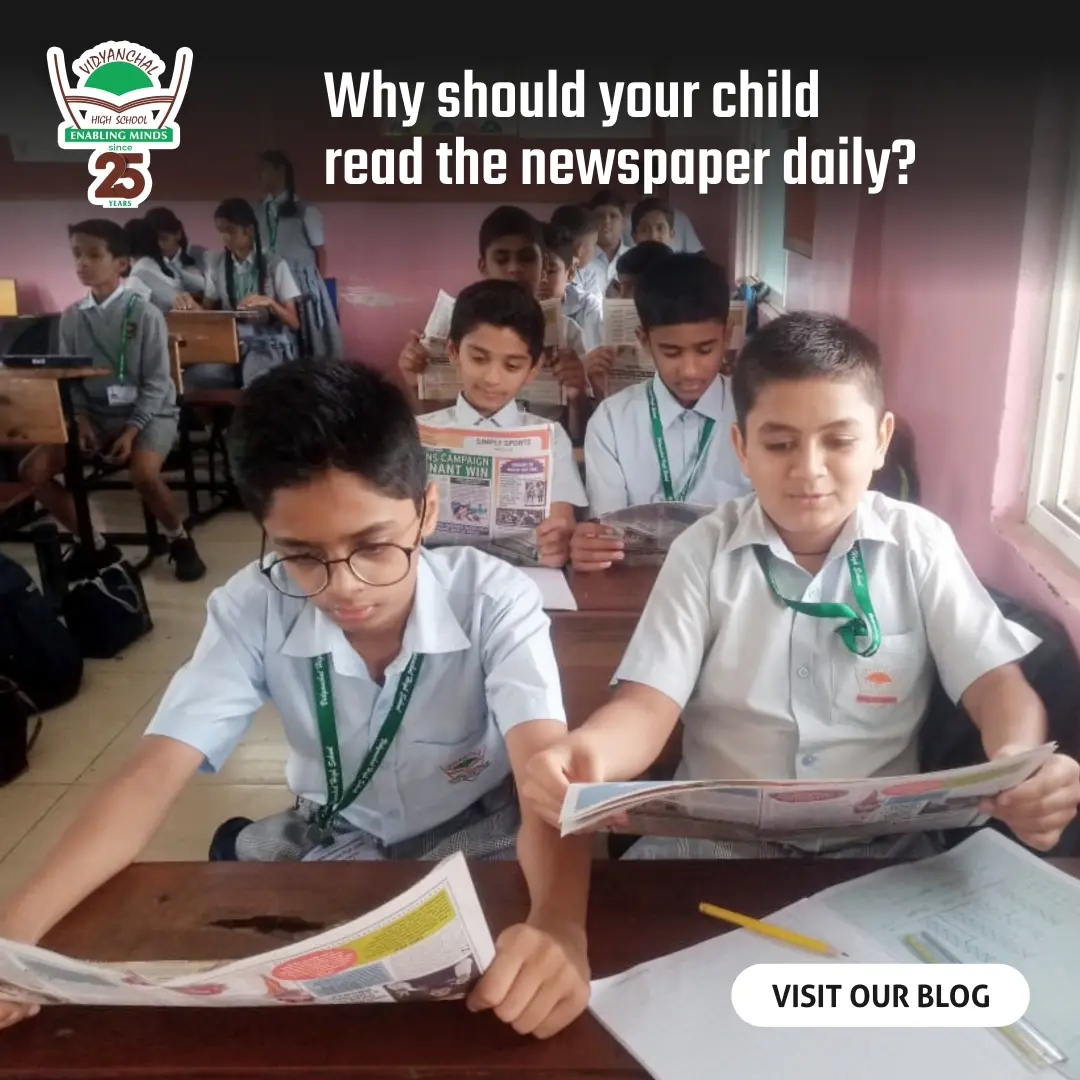 Why is reading a newspaper on a daily basis important for children